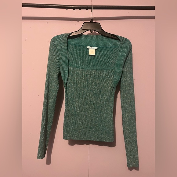 Marciano Tops - Vintage Marciano Glitter Knit Top